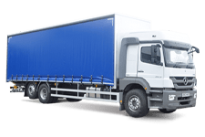 Car Hire Scarborough - 26 Tonne Curtain Side Truck - Truck hire Scarborough
